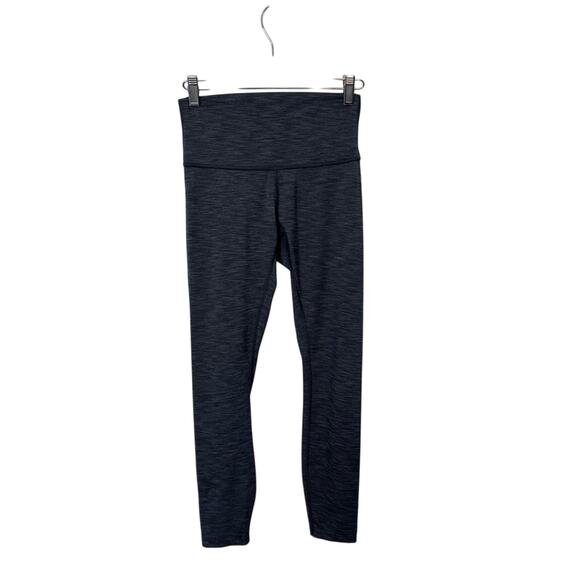 Lululemon Wunder Under Hi-Rise Tight Full-On Luxtreme Heathered Black Size 4 - Picture 2 of 6